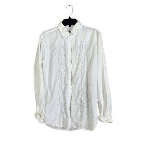Helix Men's Buttoned Down White Shirt